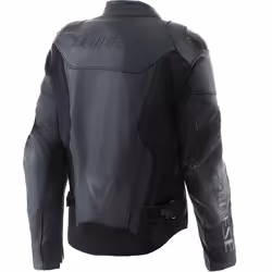 Dainese Iperattiva Blouson de moto en cuir/textile, noir, taille 48 pour Hommes