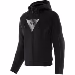 Dainese Daemon-X Safety Sweat à capuche zippé de moto pour femmes, noir, taille 42