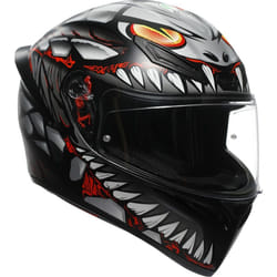 AGV K1 S Lyzard Casque, noir-gris-rouge, taille L pour Hommes