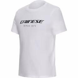 Dainese Essence Wordmark T-shirt, blanc, taille L pour Hommes