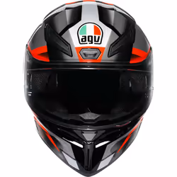 AGV K1 S Fastlap Casque, noir-gris-rouge, taille M pour Hommes