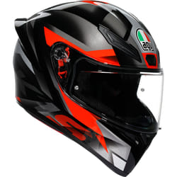 AGV K1 S Fastlap Casque, noir-gris-rouge, taille L pour Hommes