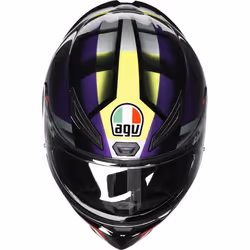 AGV K1 S Fastlap Casque, noir-pourpre, taille M pour Hommes