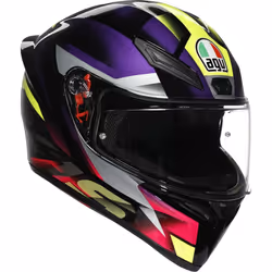 AGV K1 S Fastlap Casque, noir-pourpre, taille L pour Hommes