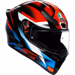 AGV K1 S Fastlap Casque, noir-rouge-bleu, taille XL pour Hommes