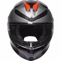 AGV K6 S Karve Casque, noir-gris-rouge, taille XL pour Hommes