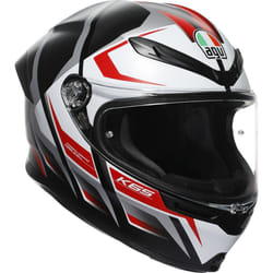 AGV K6 S Karve Casque, noir-blanc-rouge, taille XS pour Hommes