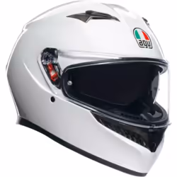 AGV K3 Mono White Casque, blanc, taille XS pour Hommes