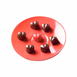 Silikomart Scg01 Monamour Moule à chocolat et sucrerie Silicone Marron