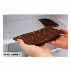 Silikomart Scg12 Mr Ginger Moule à chocolat et sucrerie Silicone Marron