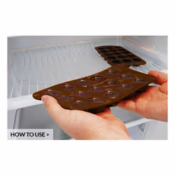 Silikomart Scg16 Dino Moule à chocolat et sucrerie Silicone Marron