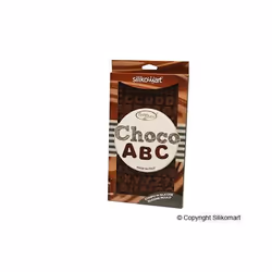 Silikomart Sf169 Choco Abc Moule à chocolat et sucrerie Silicone Marron
