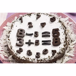 Silikomart Sf174 Choco 123 Moule à gâteau alphabet 1 pièce(s) - Vue supplémentaire 5