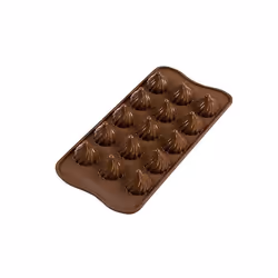 Silikomart Scg47 Choco Flame Moule à chocolat et sucrerie Silicone Marron - Vue supplémentaire 4