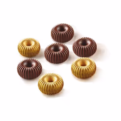 Silikomart Scg49 Choco Crown Moule à chocolat et sucrerie Silicone Marron