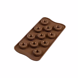 Silikomart Scg49 Choco Crown Moule à chocolat et sucrerie Silicone Marron - Vue supplémentaire 4