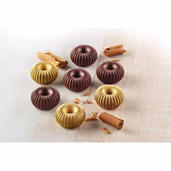 Silikomart Scg49 Choco Crown Moule à chocolat et sucrerie Silicone Marron - Vue supplémentaire 5
