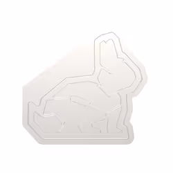 Silikomart Bunny 520, Blanc, Silicone, 520 ml, 1 pièce(s), 32 mm