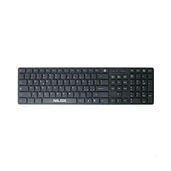 Nilox Keyboard kt40w wireless black clavier RF sans fil QWERTY Noir