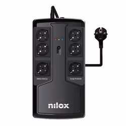 Nilox UPS OFFICE PREMIUM LI 850 VA, Interactivité de ligne, 0,85 kVA, 595 W, 220 V, 230 V, 220 V