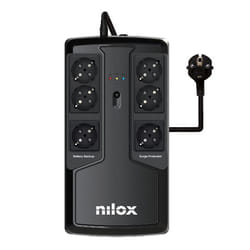 Nilox UPS OFFICE PREMIUM LI 850 VA alimentation d'énergie non interruptible Interactivité de ligne 0,85 kVA 595 W
