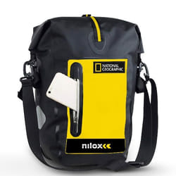 Nilox NXBAGBIKENAT sac à dos Sac à dos de cyclisme Noir, Jaune