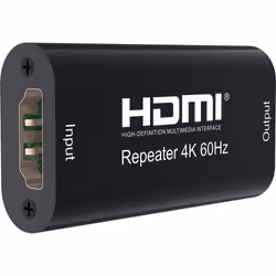 Techly IDATA HDMI2-RIP4KT extension audio/video Répéteur AV Noir - Vue supplémentaire 4