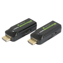 Techly IDATA EXT-E70S extension audio/video Émetteur et récepteur AV Noir