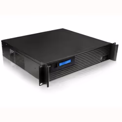 Techly I-CASE IPC-240L, Support, Serveur, Noir, micro ATX, Mini-ITX, Métal, 2U