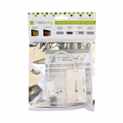 Techly IADAP DP-COMBOF3 câble vidéo et adaptateur DisplayPort DisplayPort + DVI + HDMI Blanc