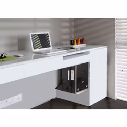 Techly ICA-CS 62 support pour unité centrale Support de CPU monté sur bureau Noir - Vue supplémentaire 7