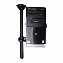 Techly ICA-CS 63 support pour unité centrale Support de CPU monté sur bureau Noir - Vue supplémentaire 4