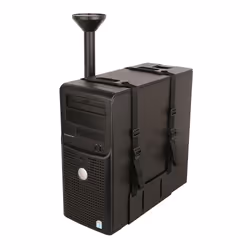 Techly ICA-CS 63 support pour unité centrale Support de CPU monté sur bureau Noir - Vue supplémentaire 7
