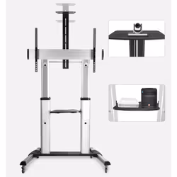 Techly ICA-TR24 Support TV et centre de divertissement 1 étagères - Vue supplémentaire 8