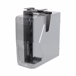 Techly ICA-CS 66, Support de CPU sous le bureau, 10 kg, Noir, Métal, 175 mm, 3,23 kg