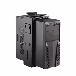 Techly ICA-CS 66 support pour unité centrale Support de CPU sous le bureau Noir - Vue supplémentaire 4