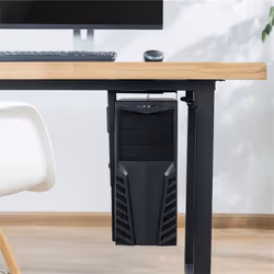 Techly ICA-CS 66 support pour unité centrale Support de CPU sous le bureau Noir - Vue supplémentaire 6