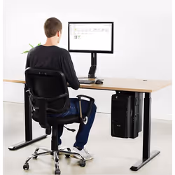 Techly ICA-CS 66 support pour unité centrale Support de CPU sous le bureau Noir - Vue supplémentaire 8