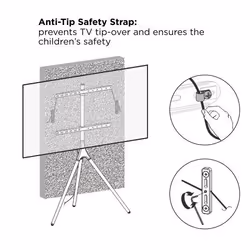Techly ICA-TR18SAM support pour téléviseur 65" Noyer - Vue supplémentaire 11