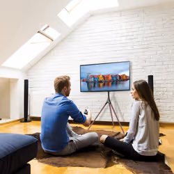 Techly ICA-TR18SAM support pour téléviseur 65" Noyer - Vue supplémentaire 12