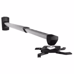 Techly ICA-PM 14XXL, Mur, 10 kg, Noir, Argent, 360°, -15 - 15°, 89 cm