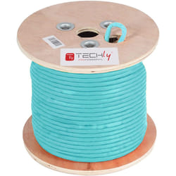 Techly ITP-C6A-RIS305UBT câble de réseau Bleu 305 m Cat6a U/UTP (UTP)