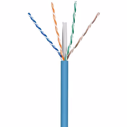 Techly ITP-C6A-RIS305UBT câble de réseau Bleu 305 m Cat6a U/UTP (UTP)
