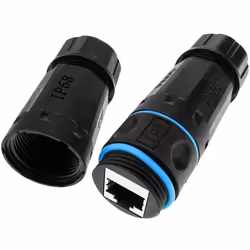 Techly IWP-MD C6-IP68T changeur de genre de câble RJ-45 Noir - Vue supplémentaire 5