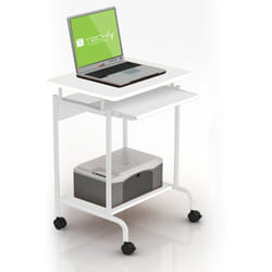 Techly ICA-TB S005W bureau d'ordinateur Blanc