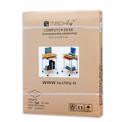 Techly ICA-TB S005W bureau d'ordinateur Blanc