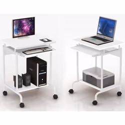 Techly ICA-TB S005W bureau d'ordinateur Blanc - Vue supplémentaire 4