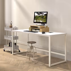 Techly ICA-TB 3545W bureau d'ordinateur Blanc - Vue supplémentaire 4