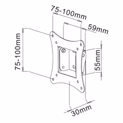 Techly ICA-LCD-900 30" Noir - Vue supplémentaire 4
