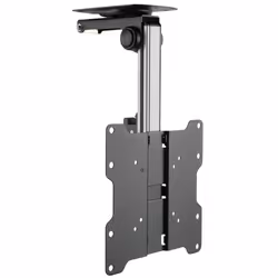 Techly ICA-CPLB 222, 50 x 50 mm, 200 x 200 mm, -90 - 0°, 45°, Acier, Noir, Argent